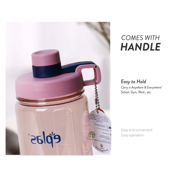 eplas BPA Free Portable Big Volume Elegant Drinking Water Bottle Tumbler 1500ml