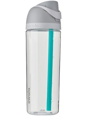 Owala FreeSip Clear Tritan Plastic Water Bottle with Straw
