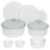 CorningWare French White 10 piece Round Bakeware Set