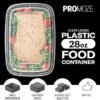 50Pack Reusable Meal Prep Containers Microwave Safe Food Storage Containers